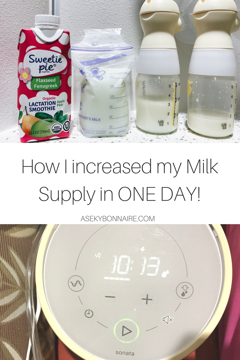 How I increased my Milk Supply in ONE DAY!