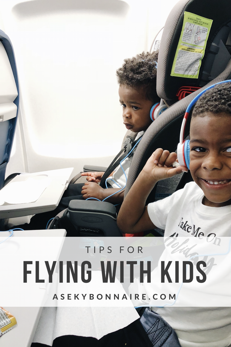 Tips for flying with kids