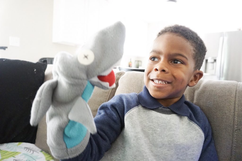RJ with puppet