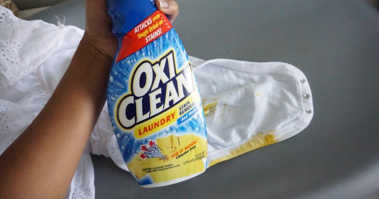 How to get yellow poop stains out of clothes