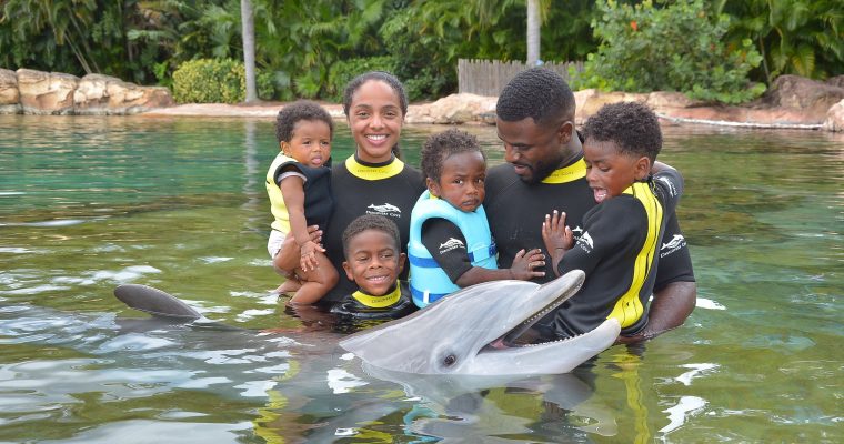 Bonnaire Family Takes Discovery Cove